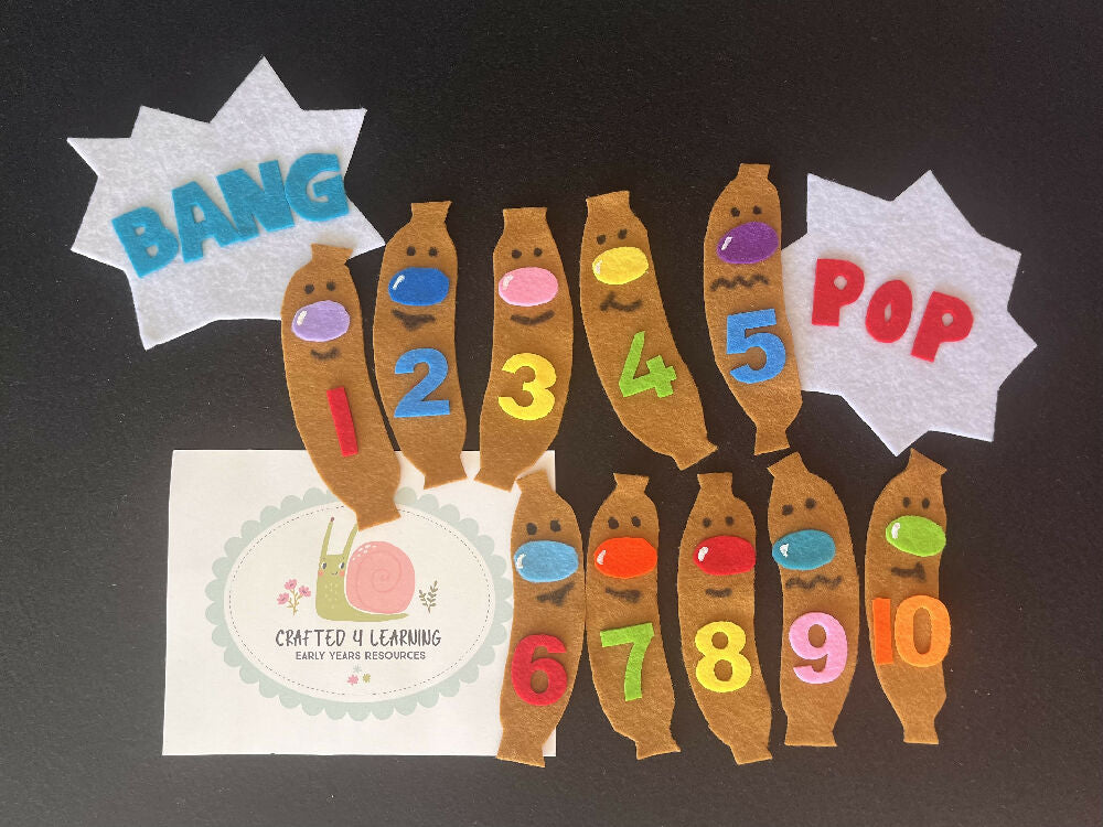 10 Fat Sausages Felt Board Set