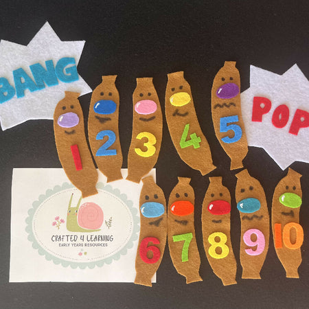 10 Fat Sausages Felt Board Set