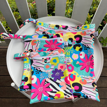 READY MADE Water-resistant wet bags - Barbarella (Ladybird and Roar)