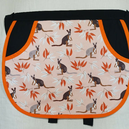 Peg or Utility Apron with Kangaroo Australiana design