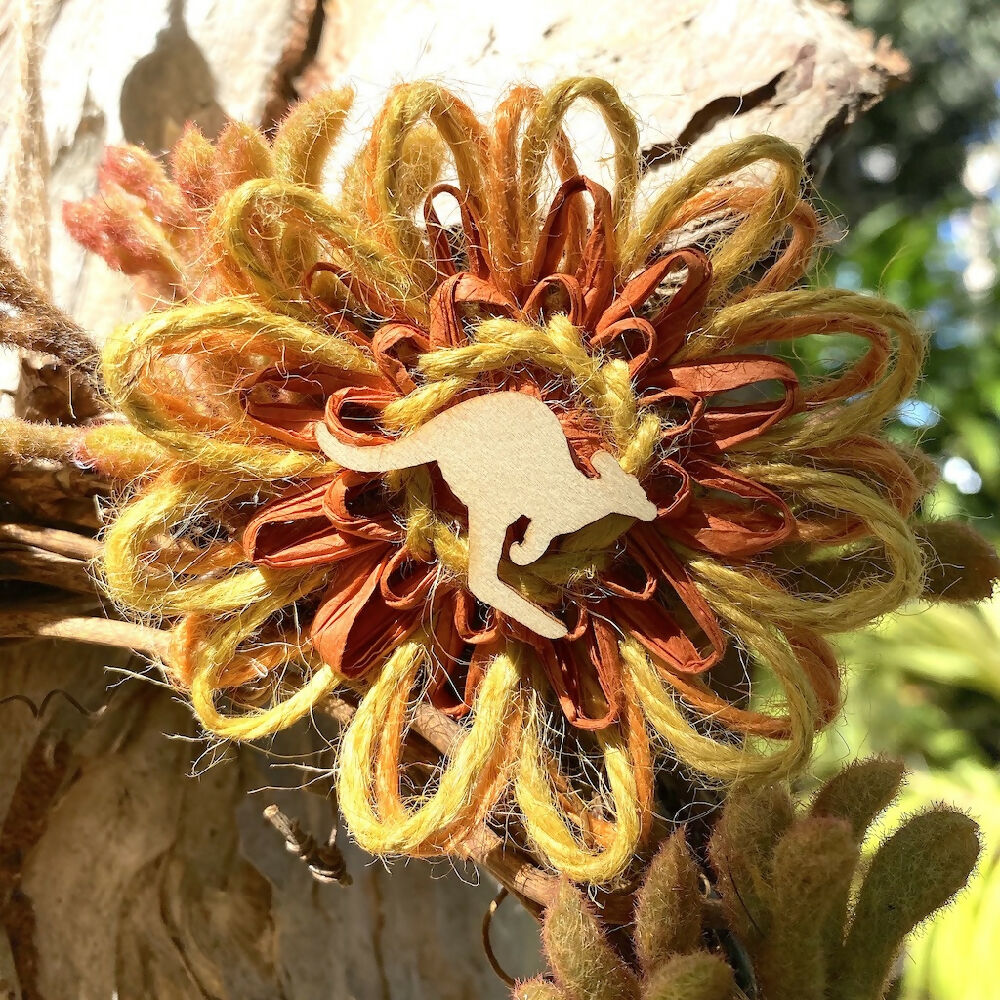 Wreath Grapevine Australia Wildflower Natural Wall Hanging Decoration