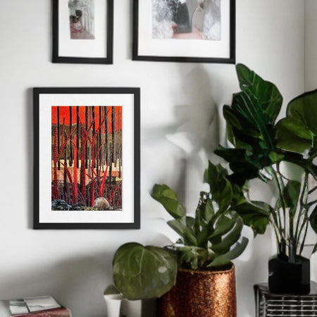 Textile Artwork - 'The Pyrenees'