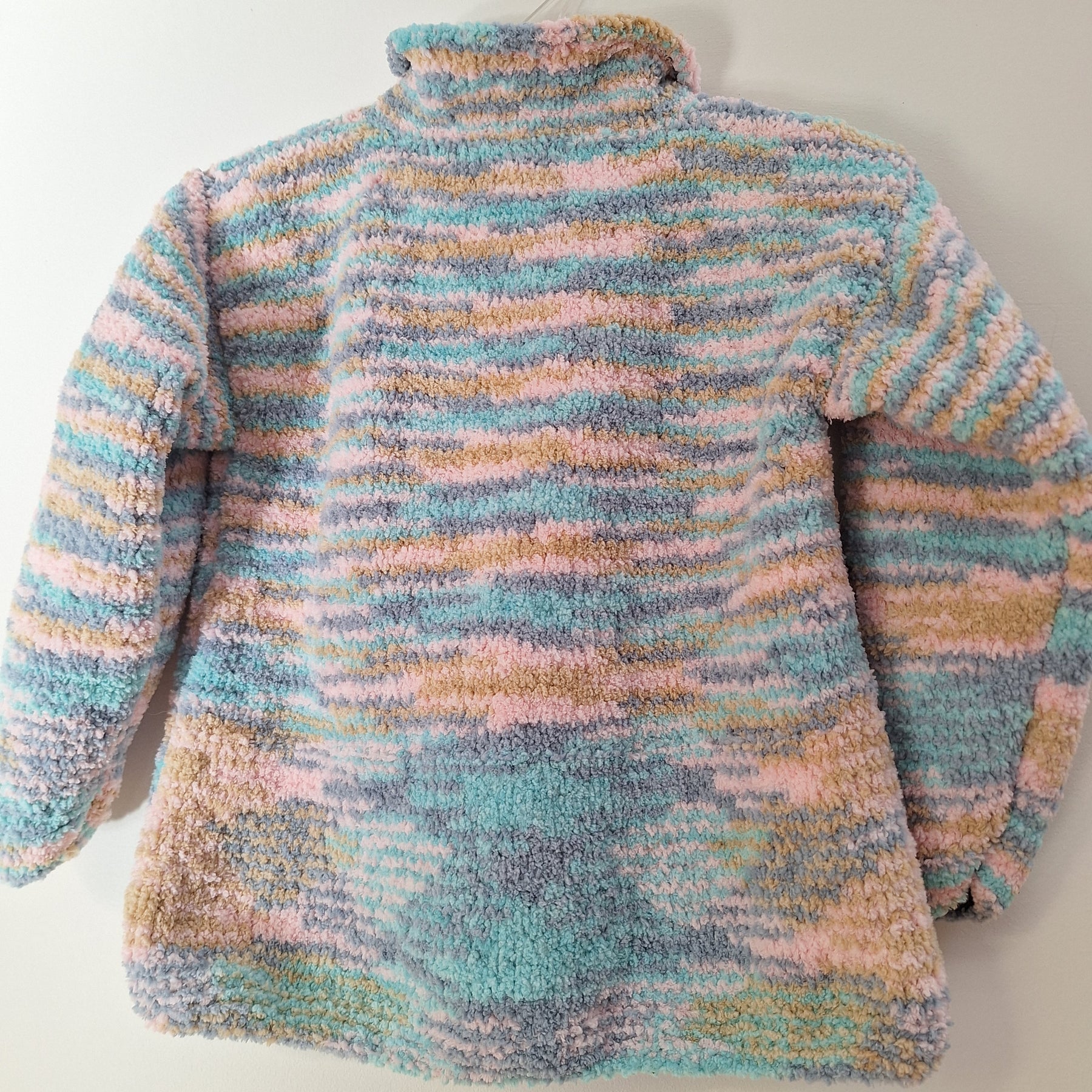 Girl's Handknitted Jumper Pullover Sweater Sz 6-8 Yrs