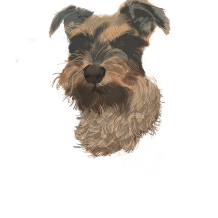 Dog Portrait digital download, you can personalise and print any size $30