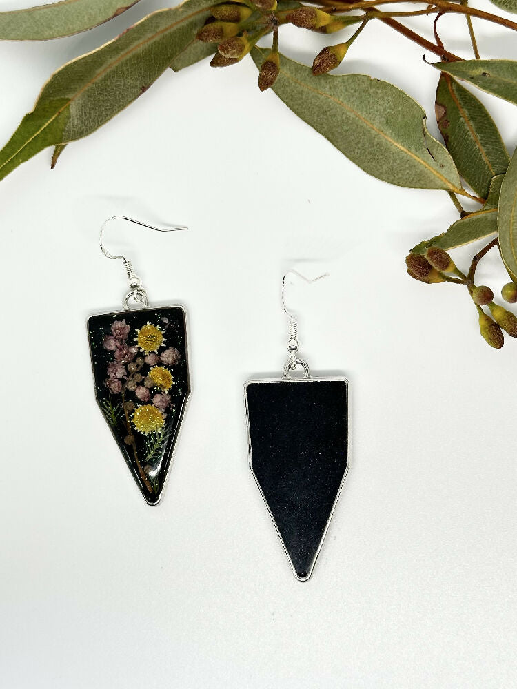 Australian Handmade Flower Resin Earrings