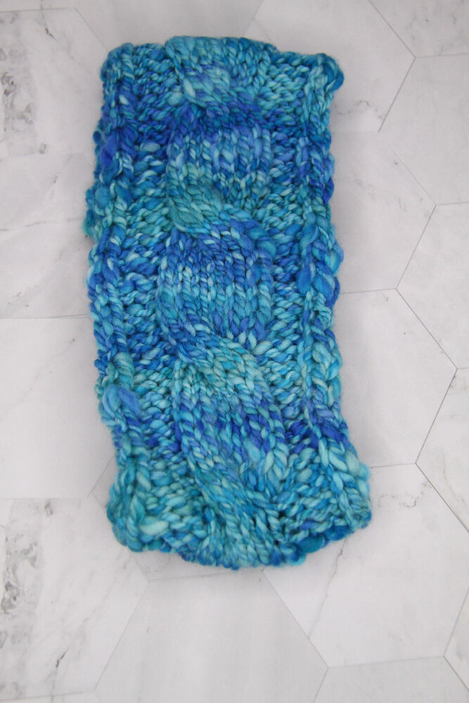 Blue Bubblegum Handknitted Headband