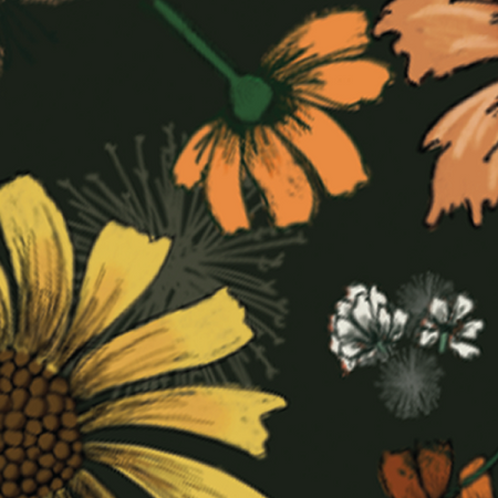 Autumn Garden Bookmark