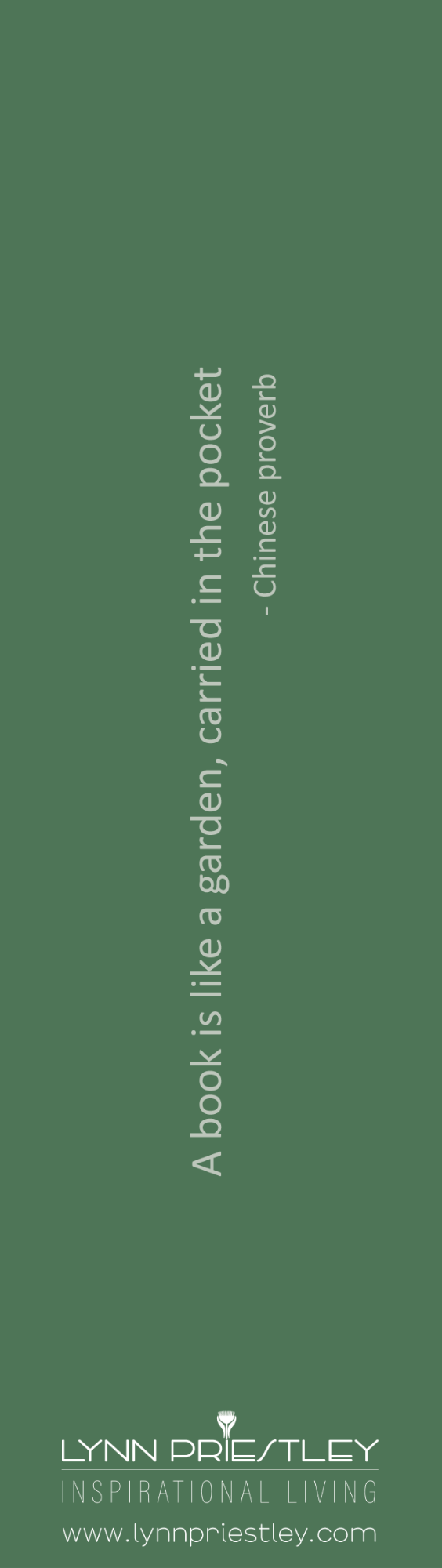 Autumn Garden Bookmark