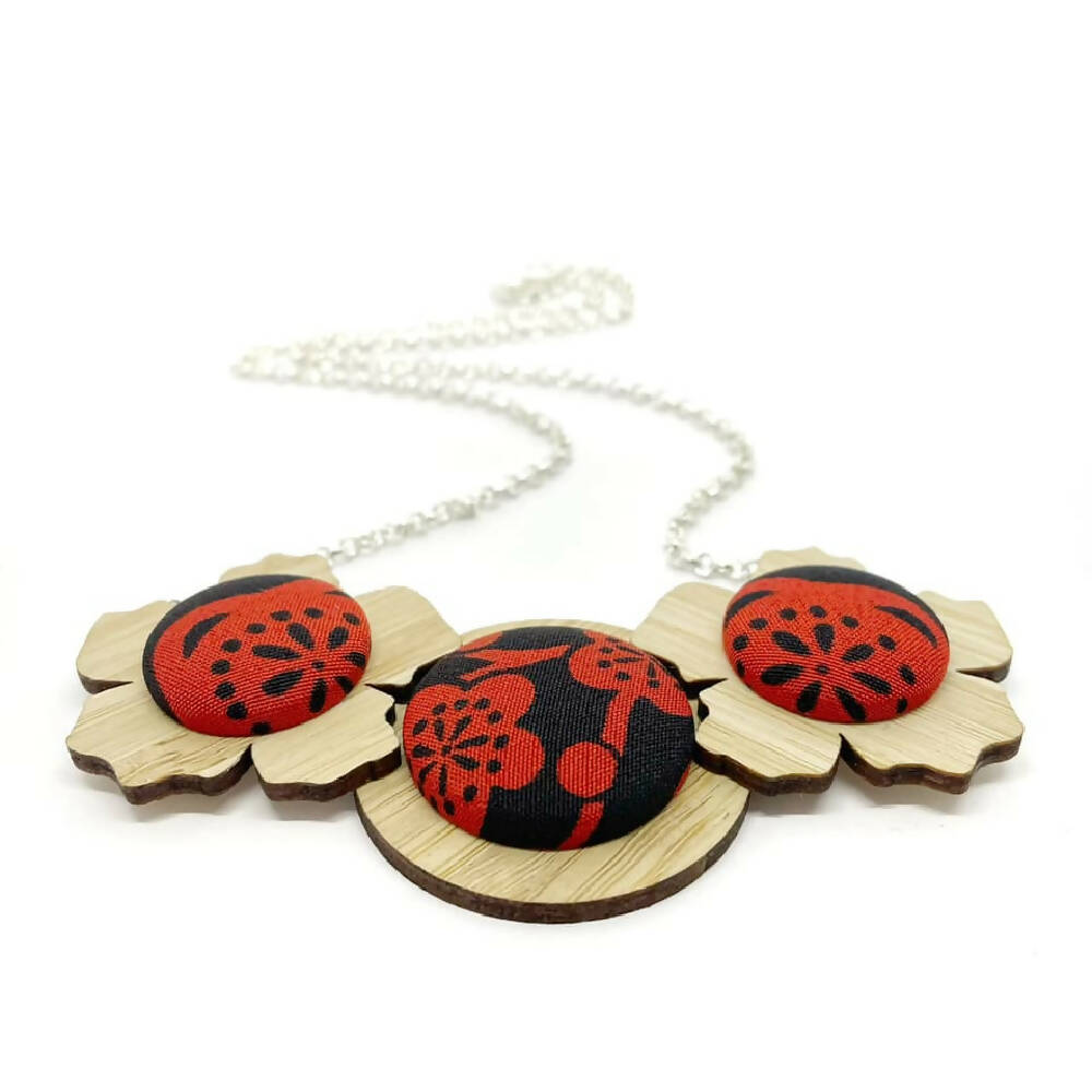 Blossom Necklace Blood Red