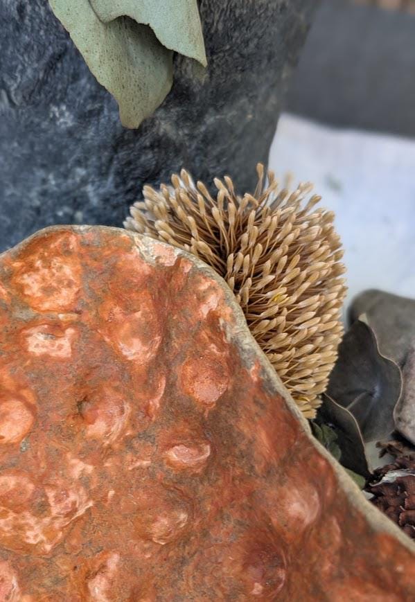 Paper Clay Decorative Bowl in Earthy Tones