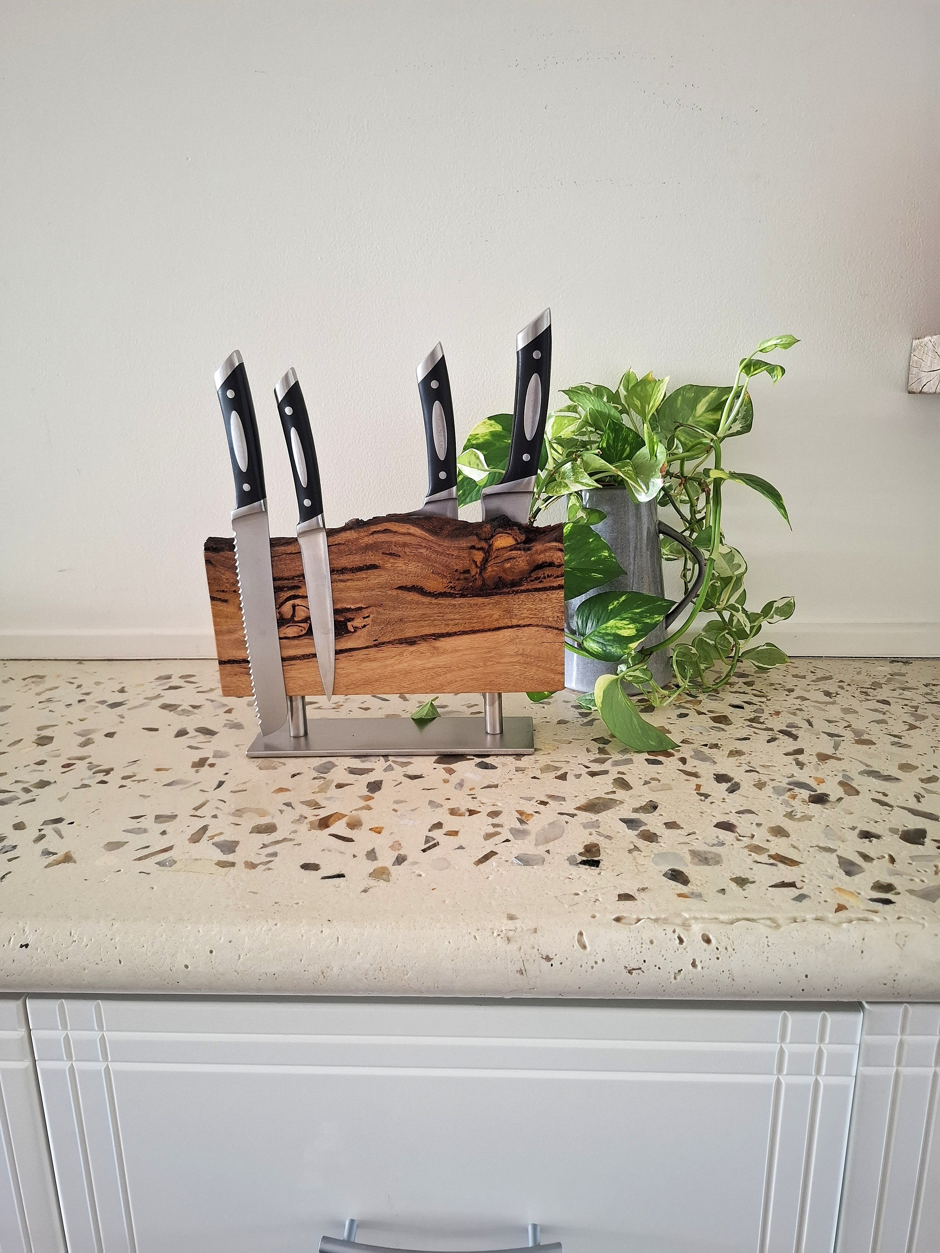 Handmade Australian Magnetic Knife Block