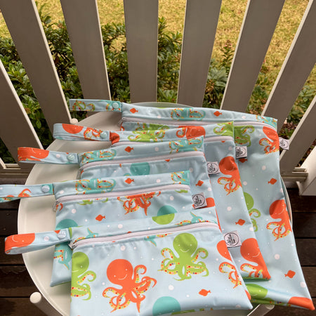 Water-resistant wet bags - Octopus (Creative Monsoon)