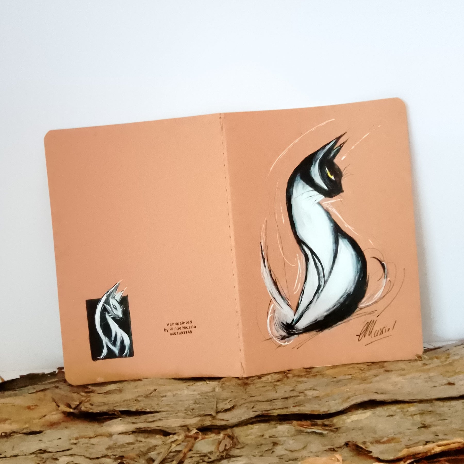 Notebooks Cotton Bound Lined A5 featuring birds and animals