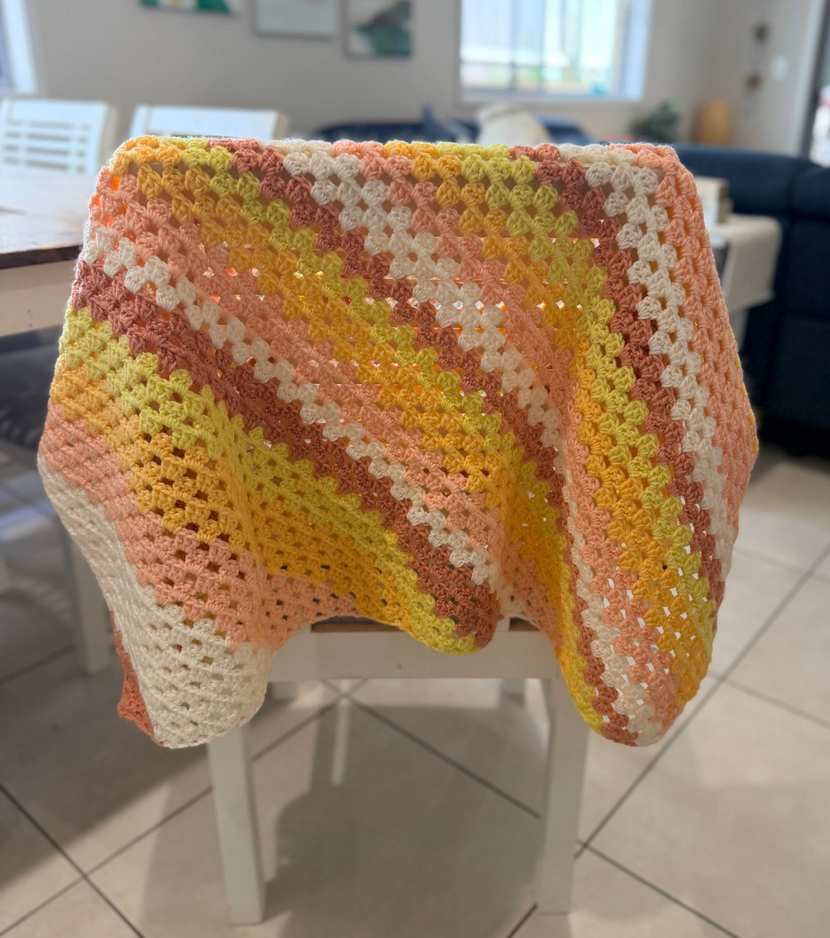 #004 Corner to Corner Baby Blanket