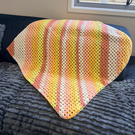 #004 Corner to Corner Baby Blanket