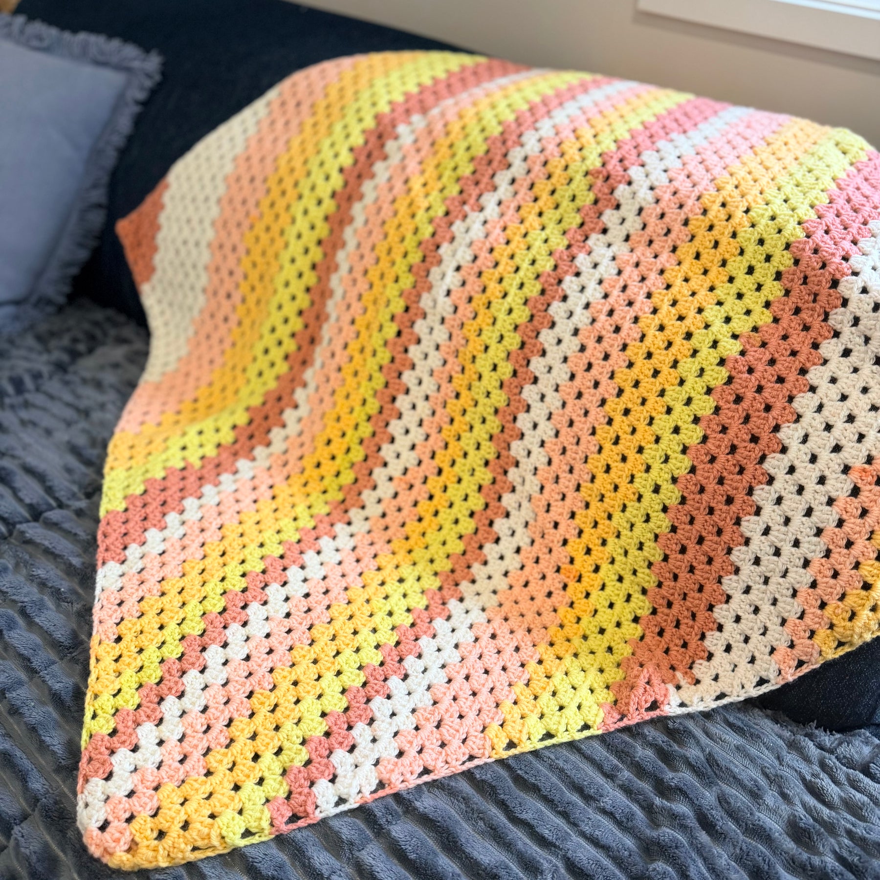 #004 Corner to Corner Baby Blanket