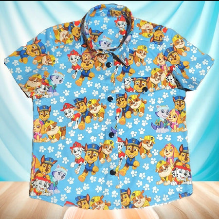 Handmade boys clothes / Pawpatrol shirt