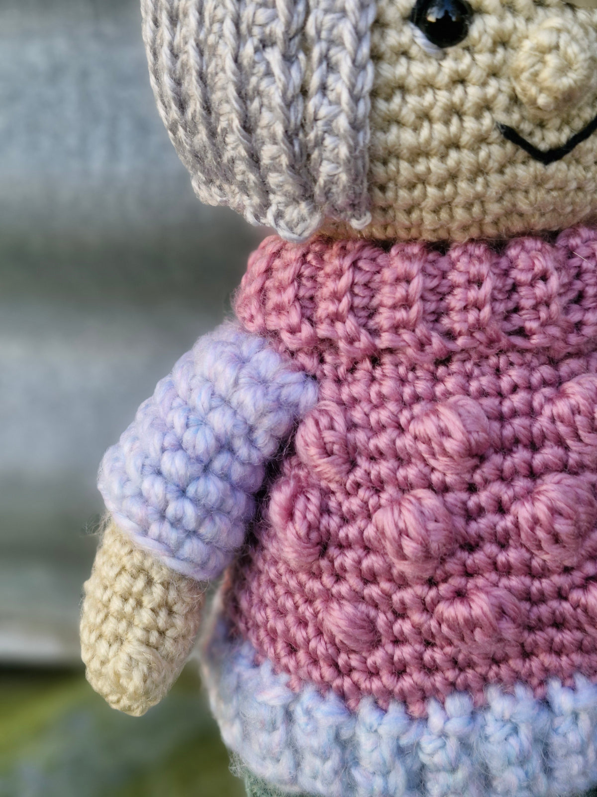 Sweet stitched Granny: The Handmade 'GRANDMA' Doll