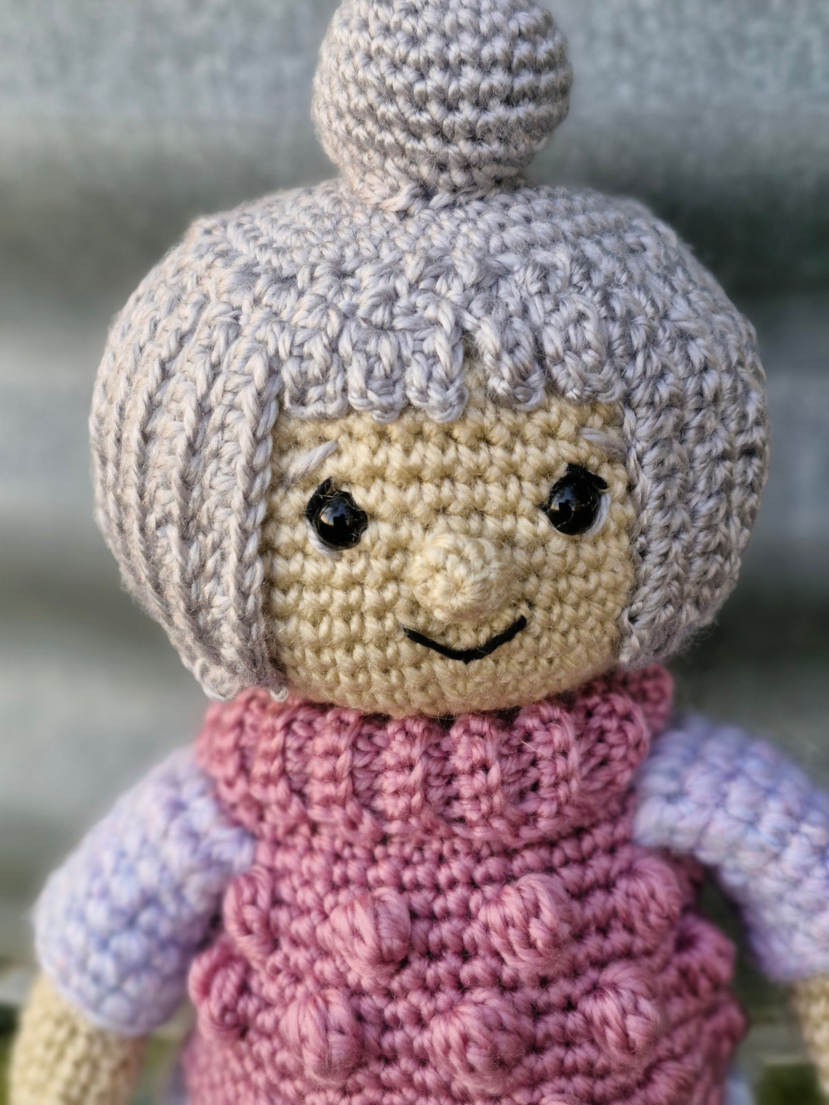 Sweet stitched Granny: The Handmade 'GRANDMA' Doll