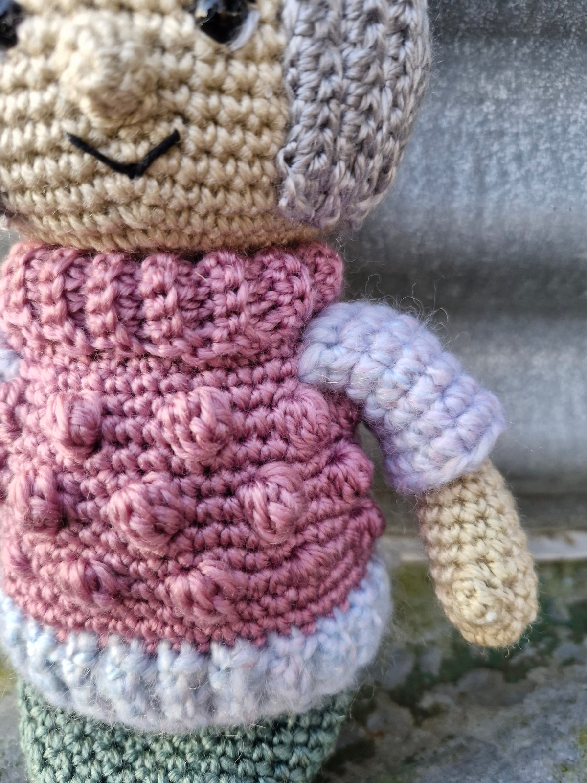 Sweet stitched Granny: The Handmade 'GRANDMA' Doll