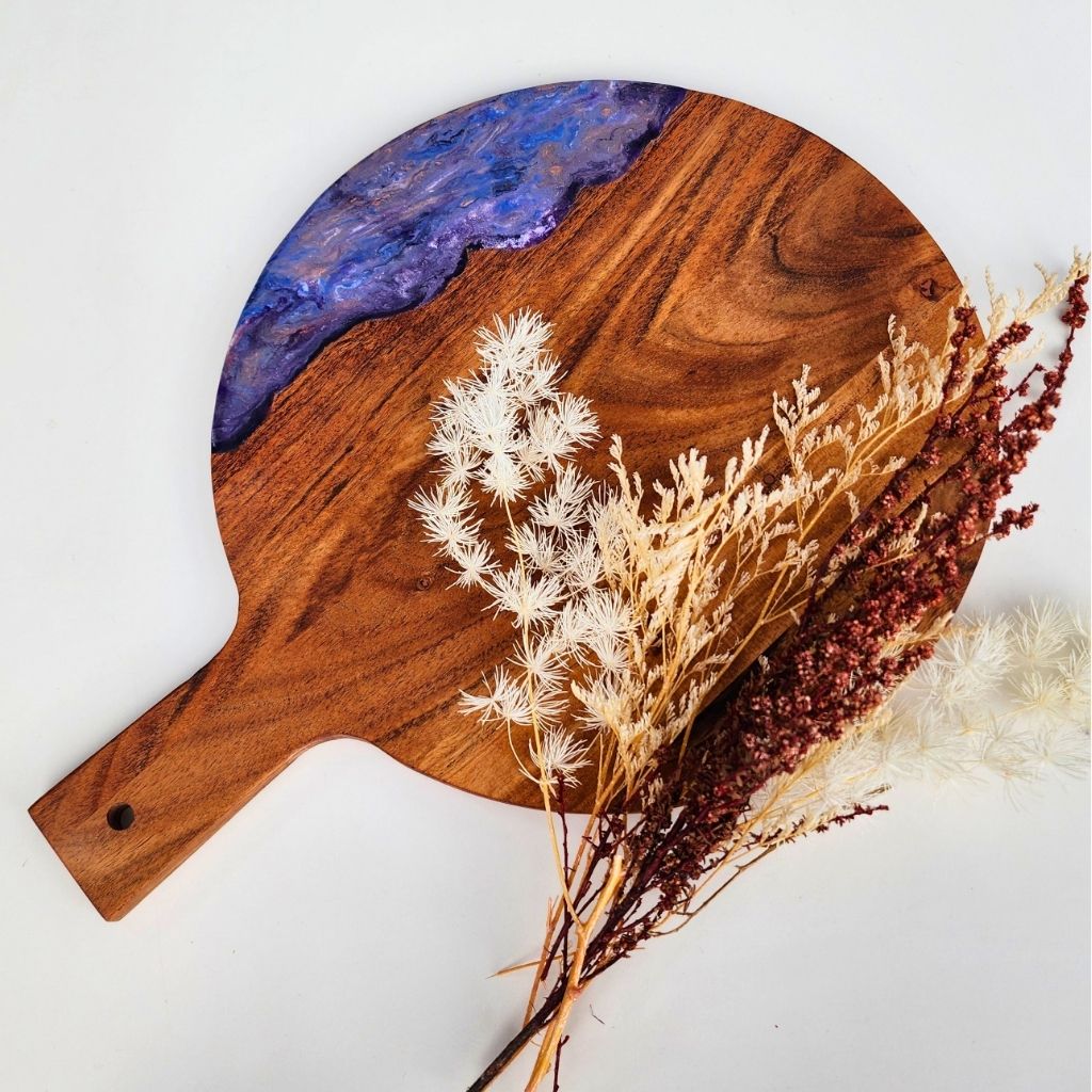 "Galaxy Grove" - resin Charcuterie Board