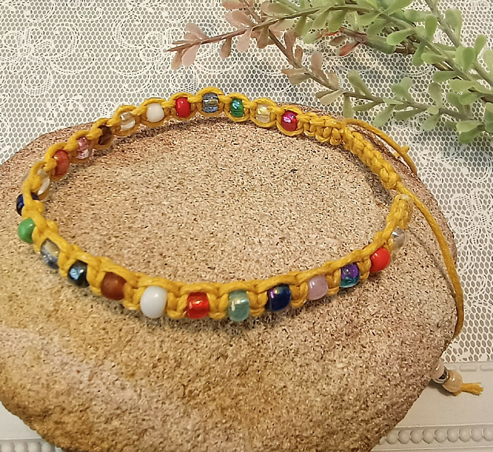 Assorted Stacking Macrame Seed Bead Bangles/Bracelets