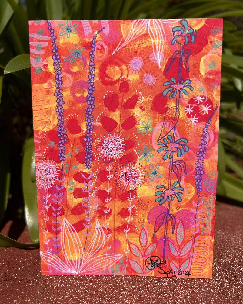 Joyful Coloured Greeting Cards Collection : Sending With Love & Bright Wishes: