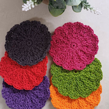 Crochet Face Scubbies 100% cotton