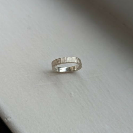 hammered texture ring