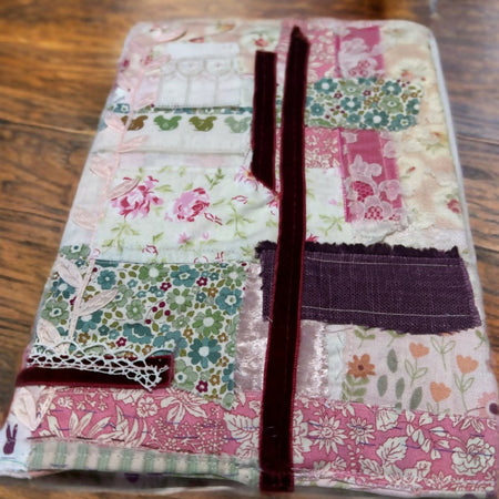 Note Book Fabric Collage Cover