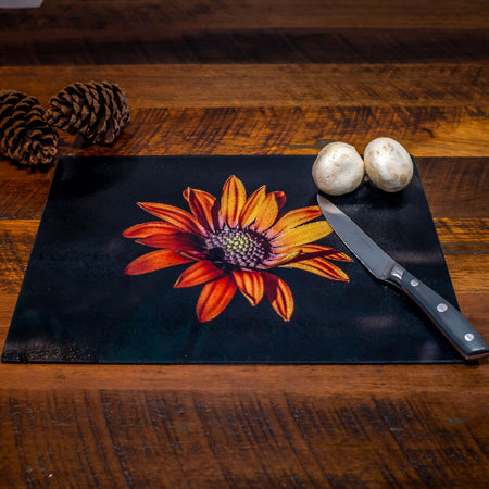 African Daisy - Chopping Boards - Tempered Glass