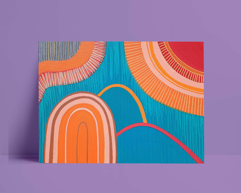 Misty Mountains A3 Print