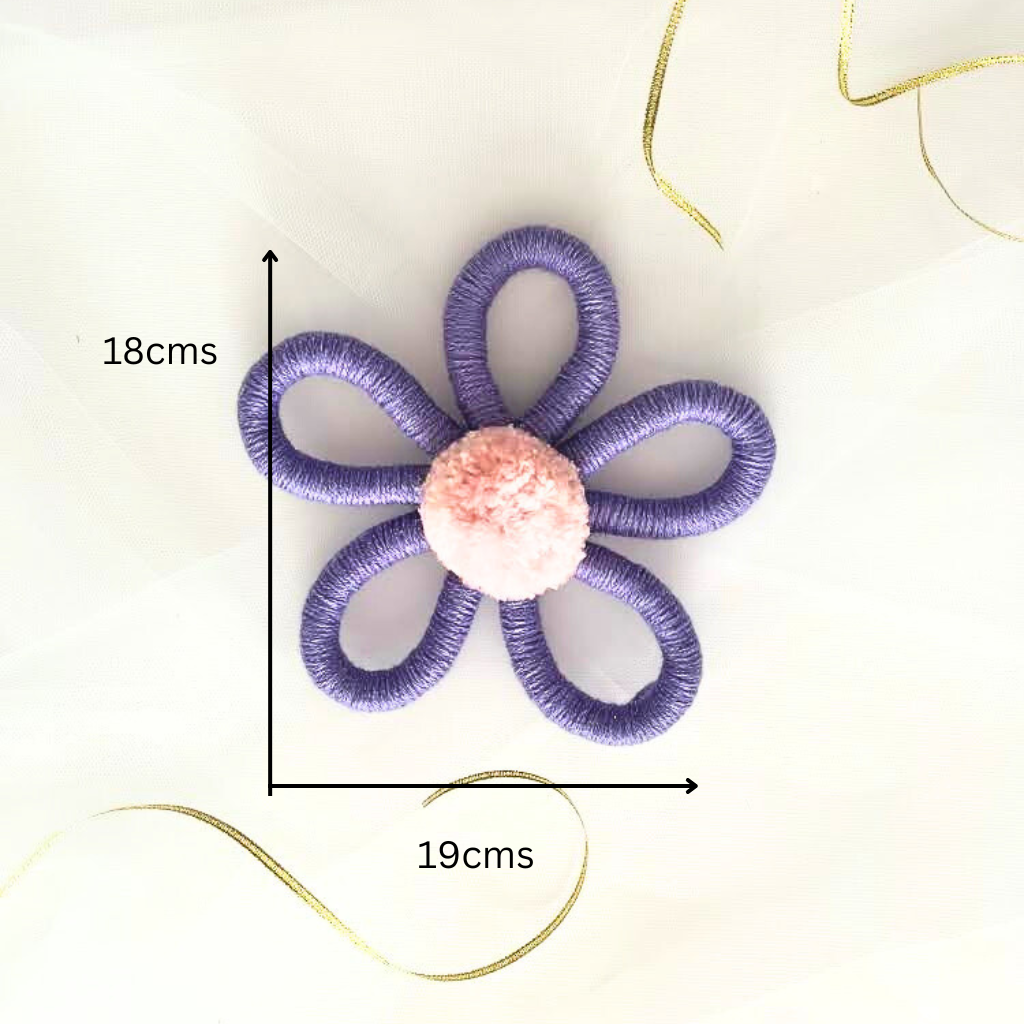 Flower Butterfly Macrame Wall Hanging, Wall Decor