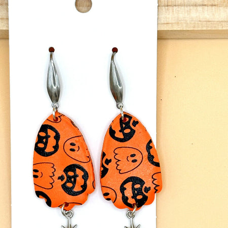 Ghostly Delight Drops, Halloween Earrings,