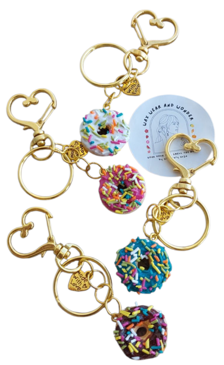 Bag Charms and Key Rings - The Donut Collection