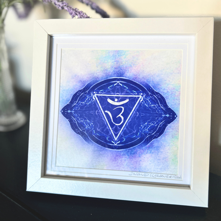 Third Eye Chakra (Ajna) - Original Artwork Framed Print