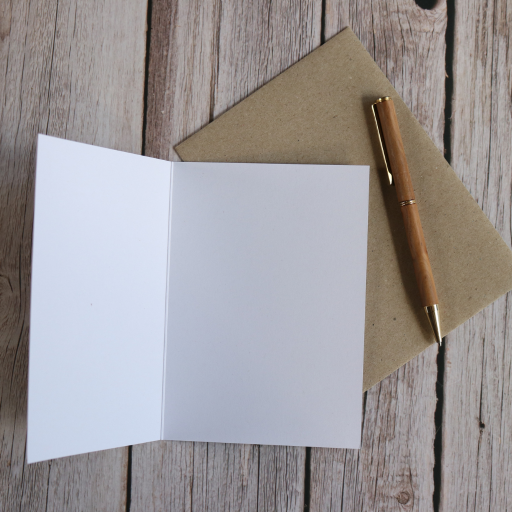 Sturt's Desert Pea | Blank Greeting Card | Australian Wildflowers | Recycled