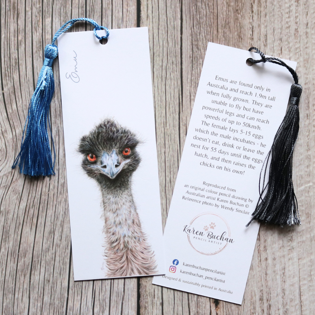 Bookmarks | Australian Wildlife and Flowers | Recycled
