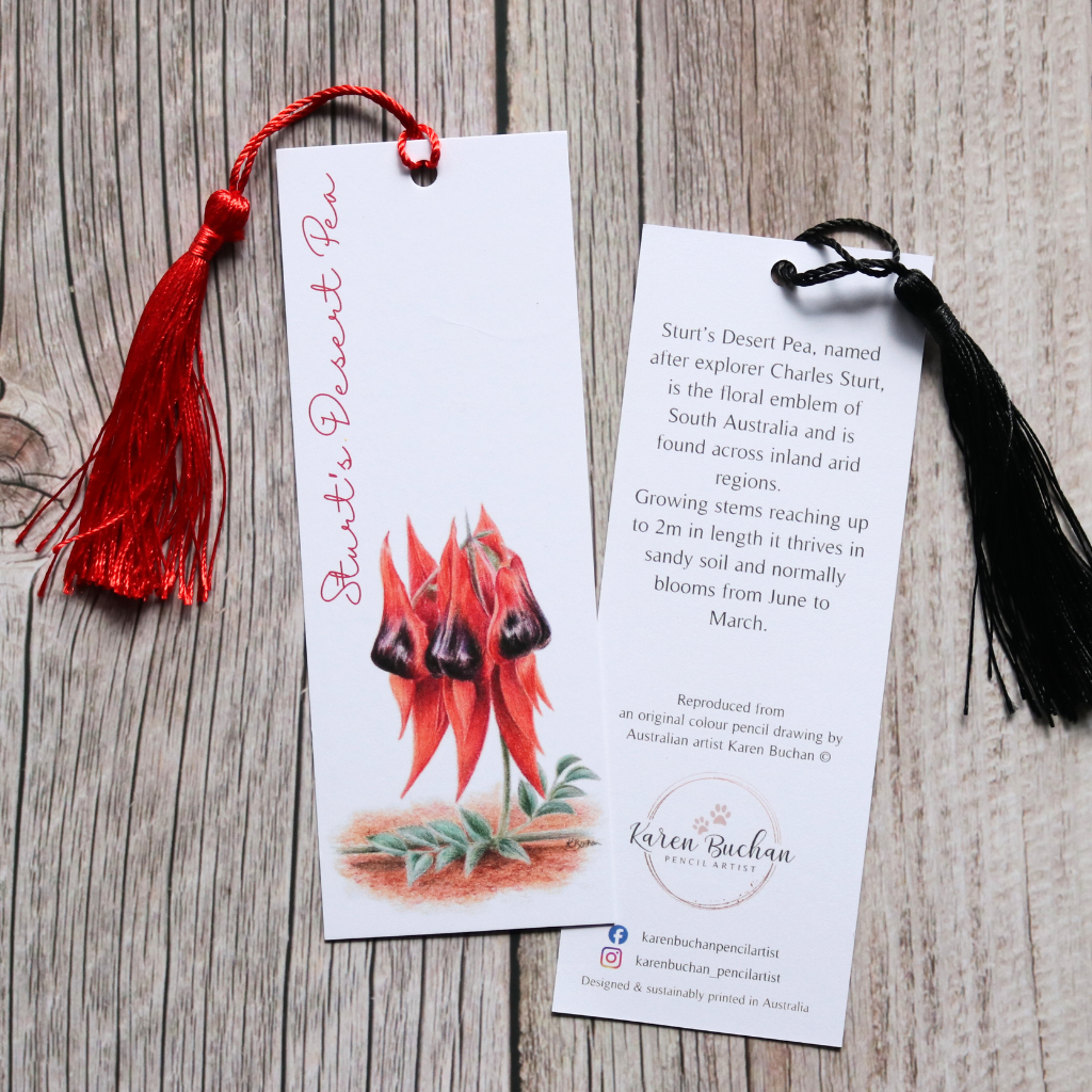 Bookmarks | Australian Wildlife and Flowers | Recycled