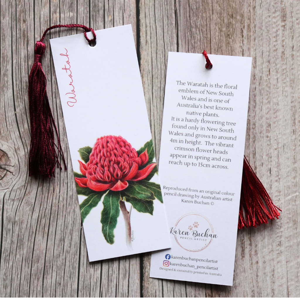 Bookmarks | Australian Wildlife and Flowers | Recycled