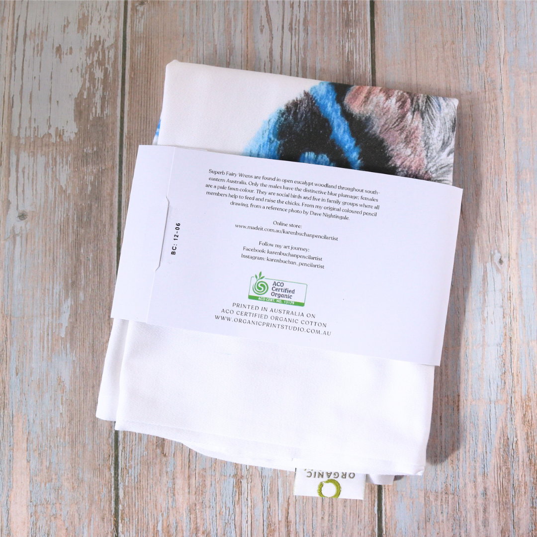 Superb Fairy Wren | Cotton Tote Bag