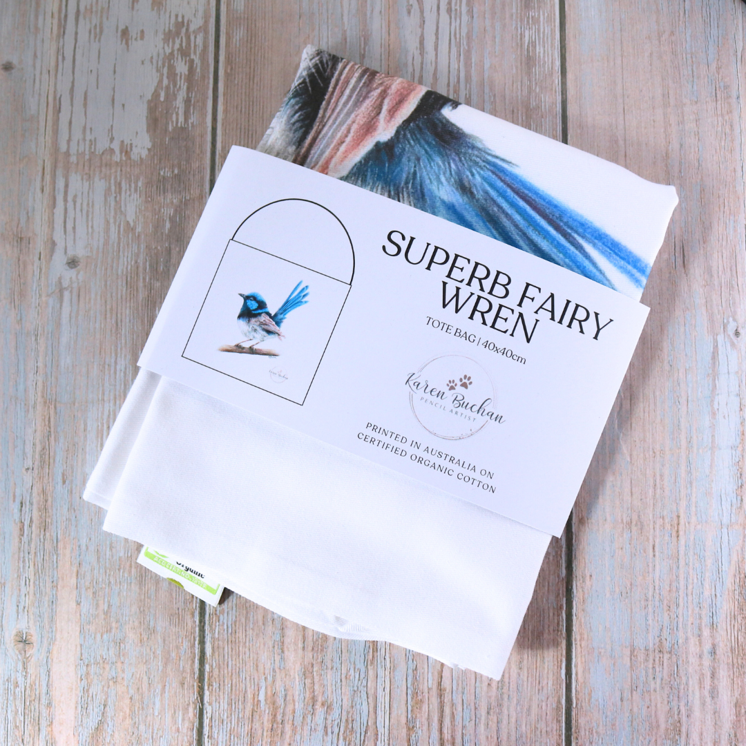 Superb Fairy Wren | Cotton Tote Bag