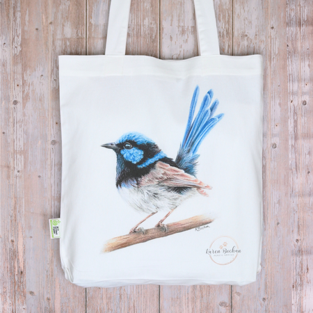 Superb Fairy Wren | Cotton Tote Bag