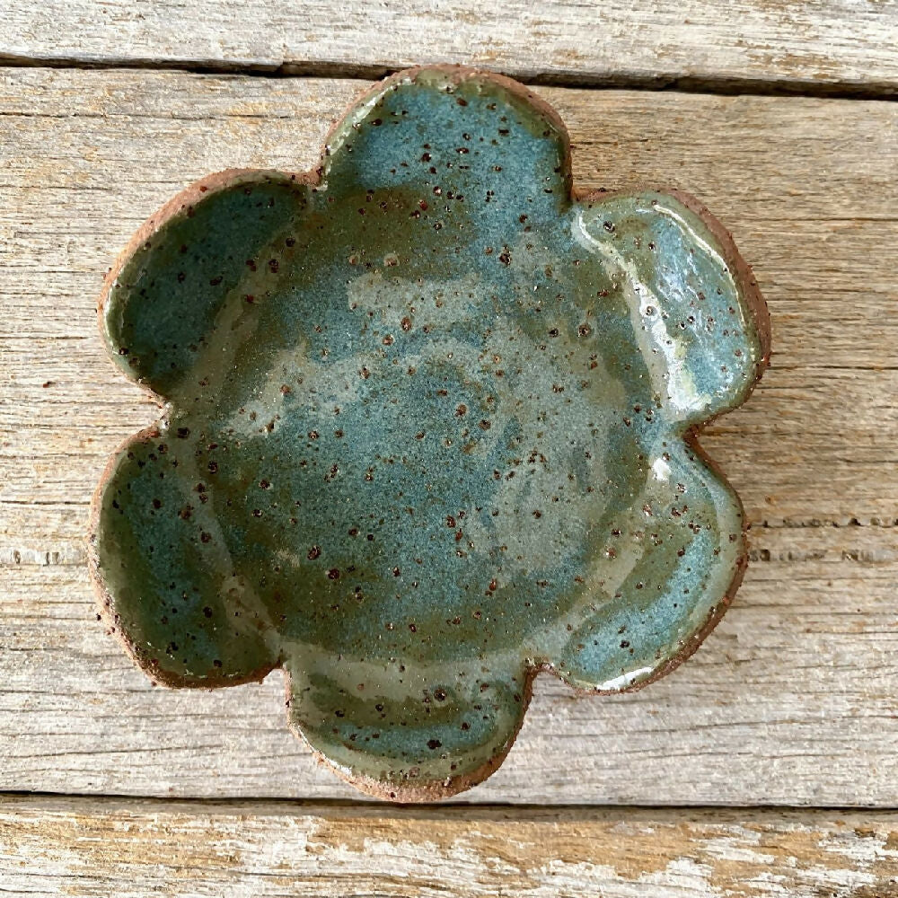 Tealight Flower Teal 1