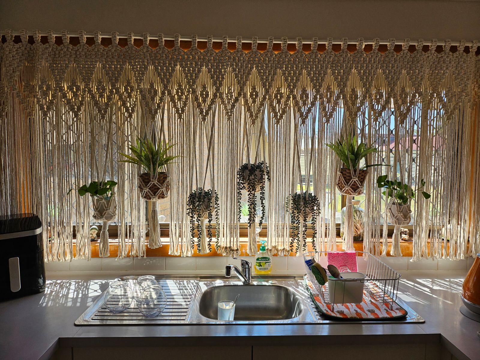 Custom Macrame Curtain