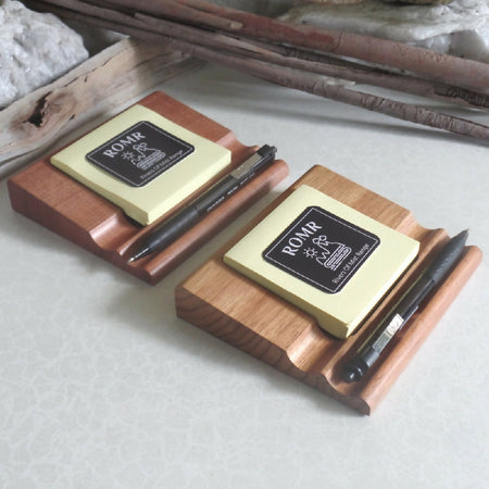 Note Pad and Pen Holder Sets- In Blackwood or Myrtle