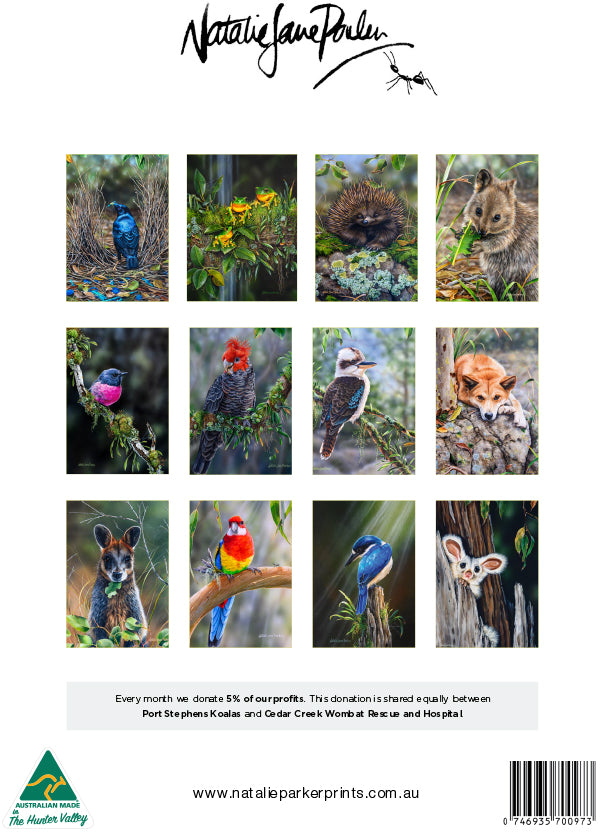 2026 Australian Wildlife Calendar Collection – Portrait & Landscape Set