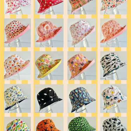 Ready to post- Baby size hats (boyish prints)- reduced price