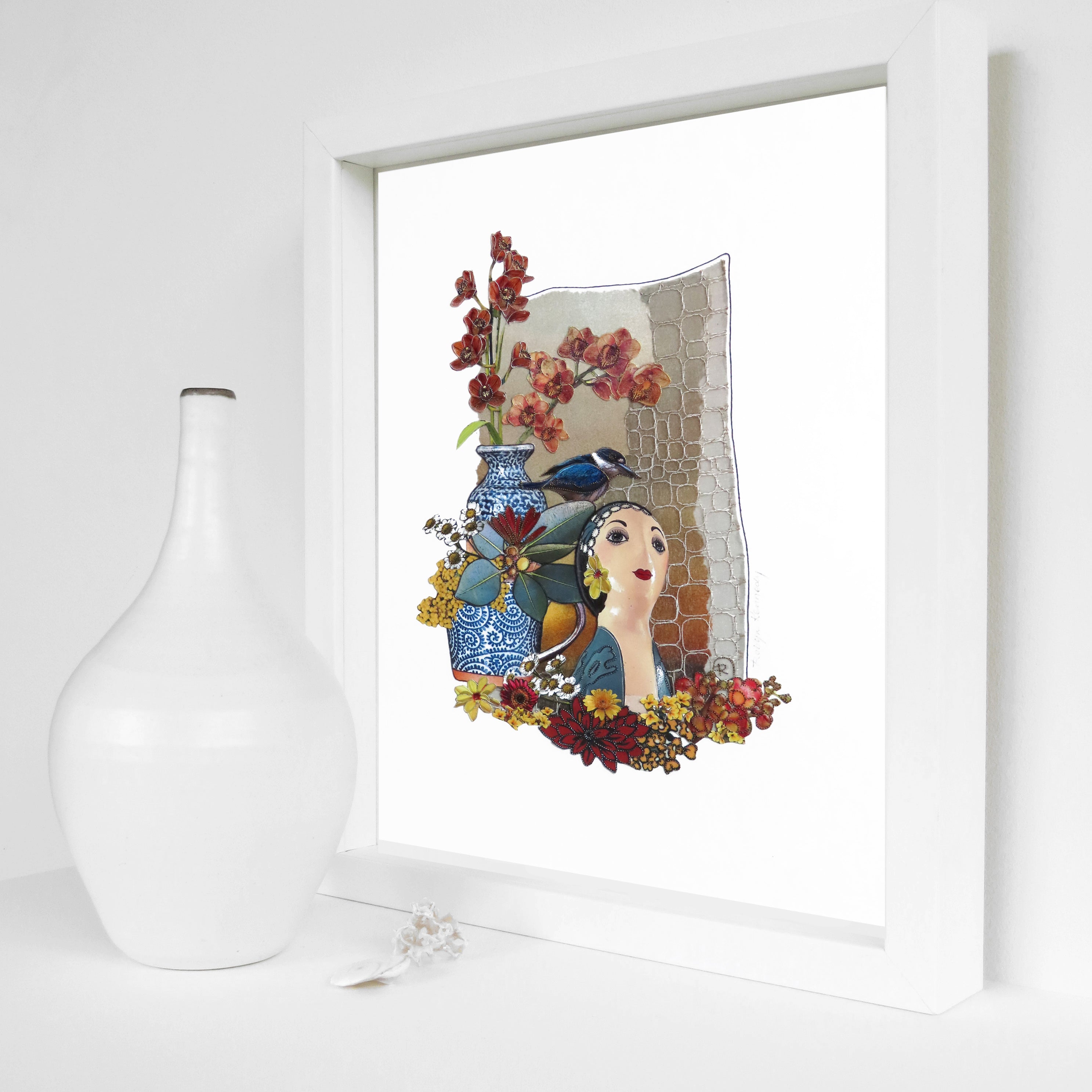 Bella Boheme - Mannequin Flowers Kingfisher - Original