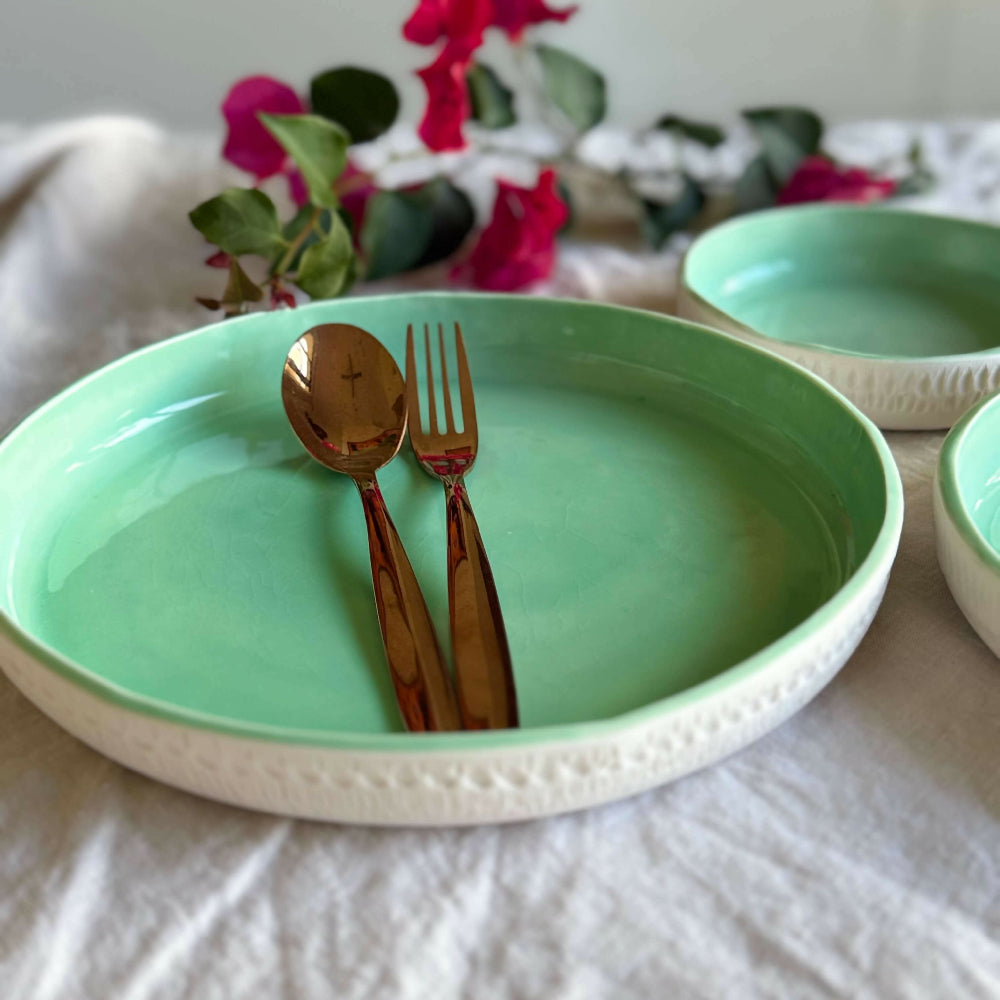 Australian-Ceramic-Artist-Ana-Ceramica-Handmade-Pottery-Ceramics-Home-Decor-Kitchen-and-Dining-Servingware-Handmade-Porcelain-Celedon-Blates-Carved-Rim-High-Sided-Plates-Large-Medium-Small